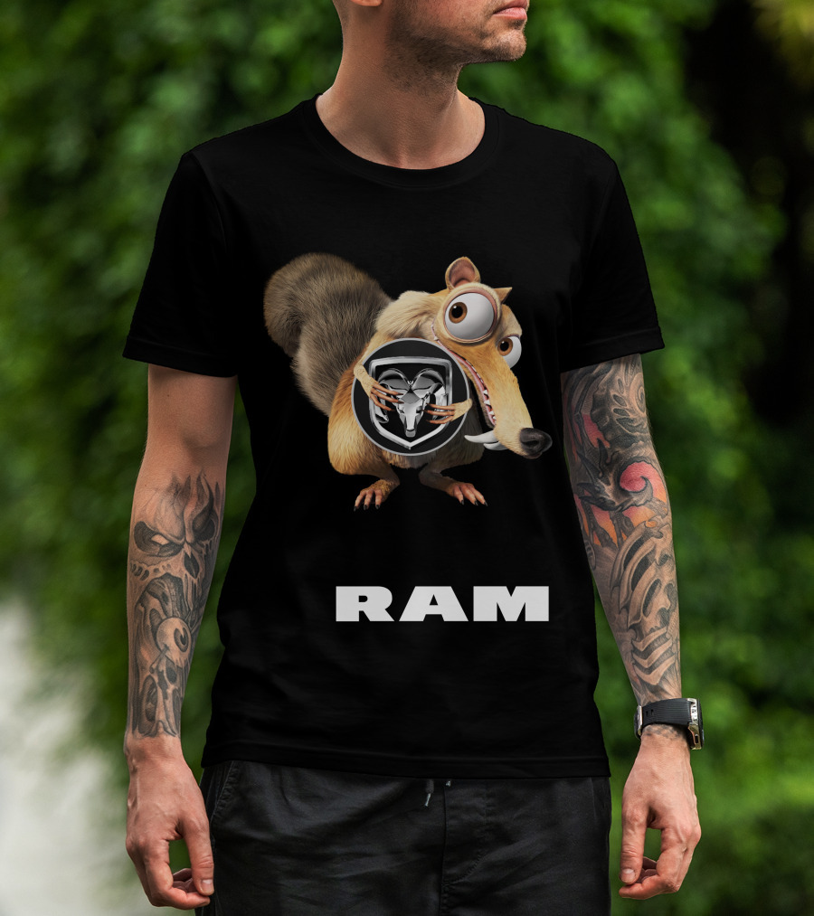 Scrat Ice Age Ram Logo T-Shirt