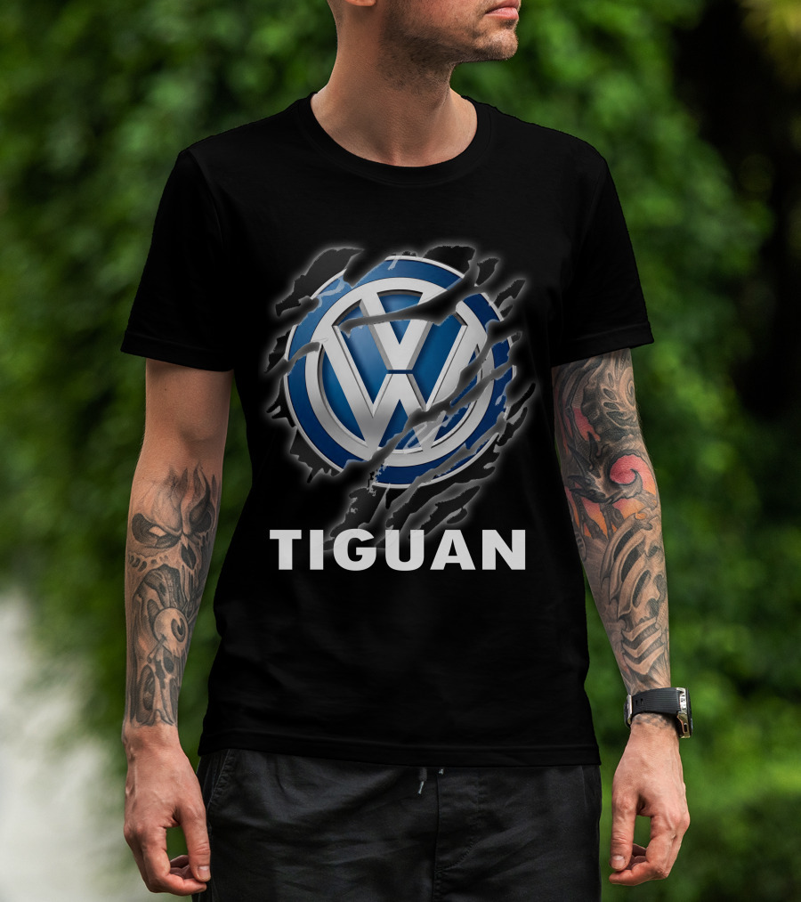 Tiguan Volkswagen Logo Scratch T-Shirt