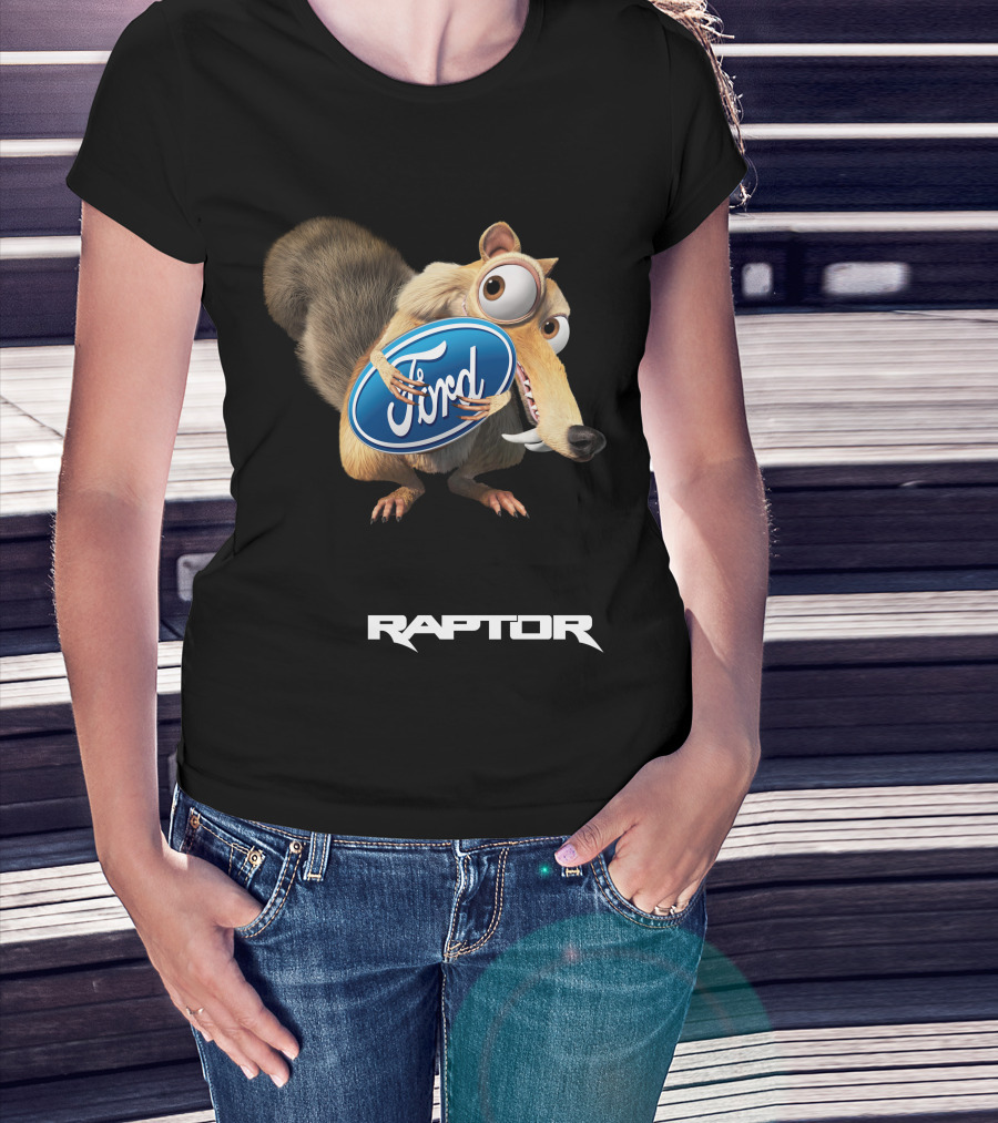Ford Raptor 05 Scrat Holding T-Shirt