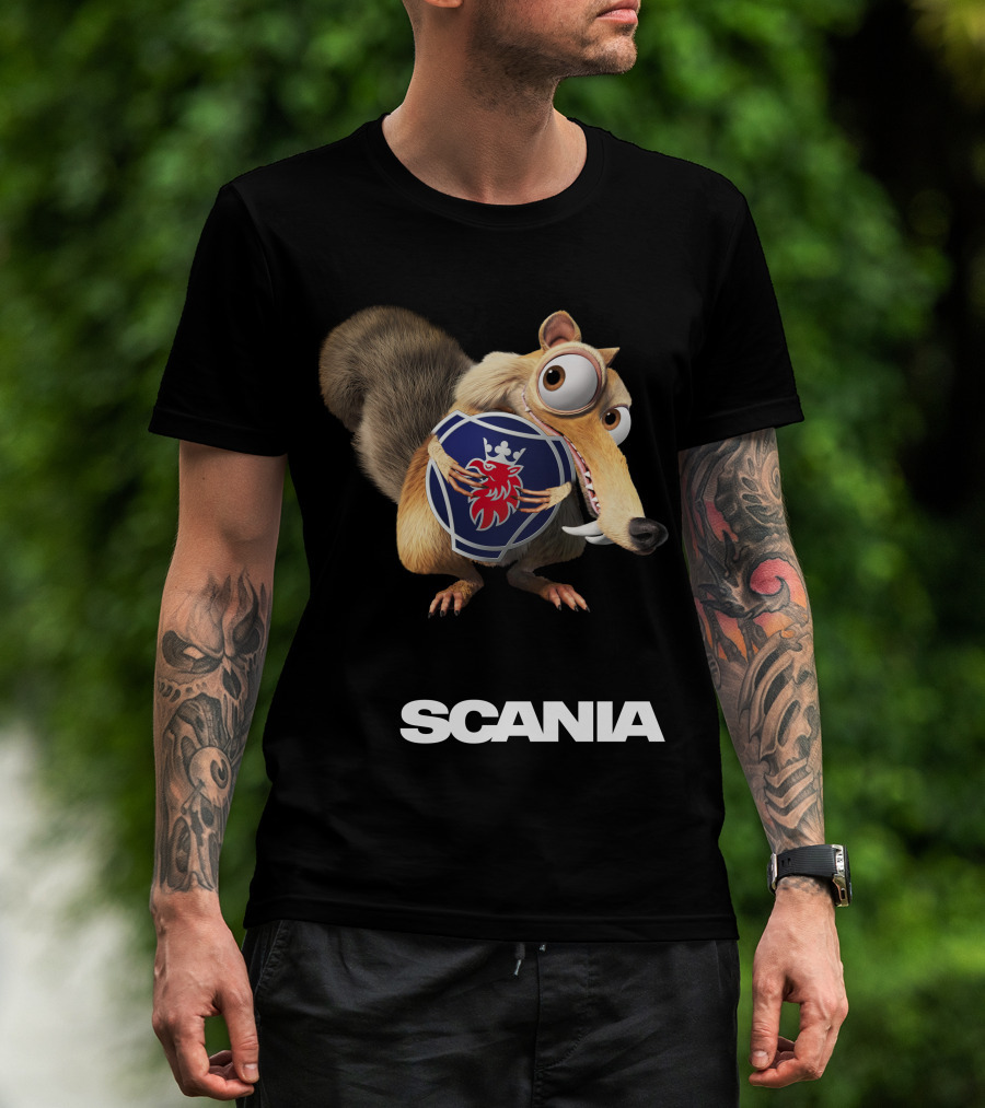 Scania Ice Age Scrat Shield T-Shirt