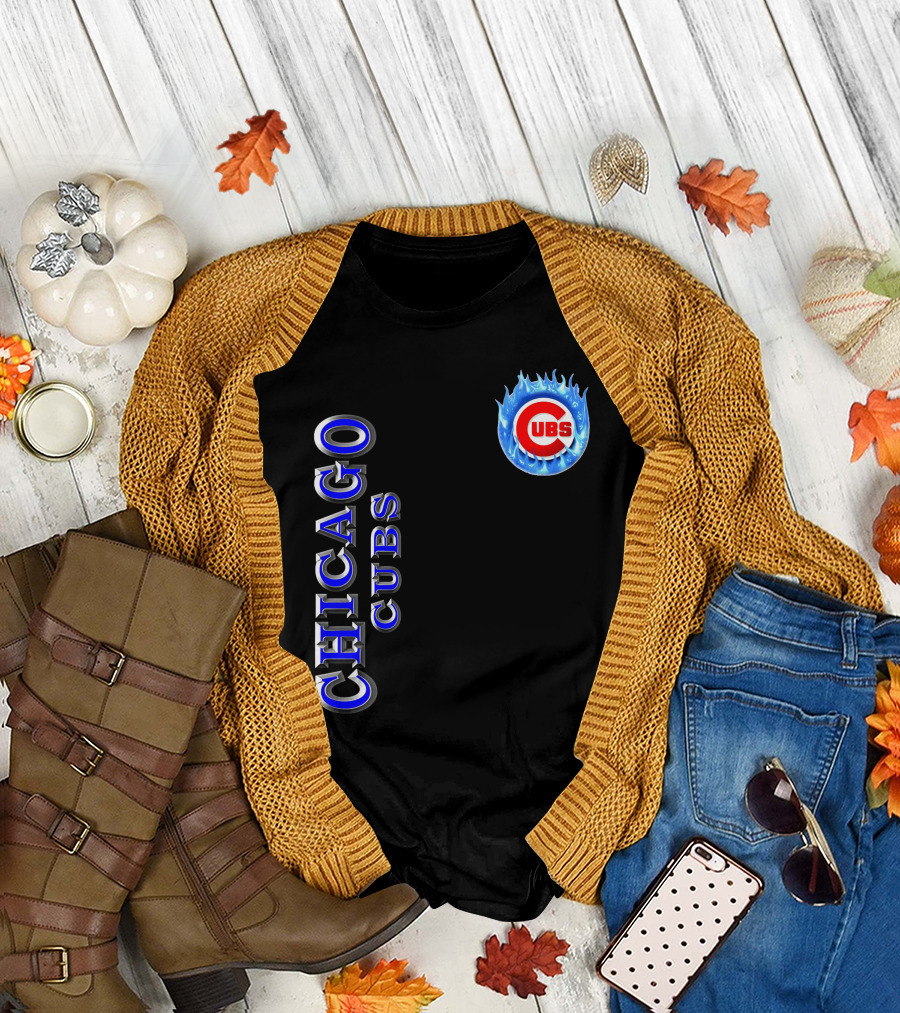 Chicago Cubs 03 Flame T-Shirt