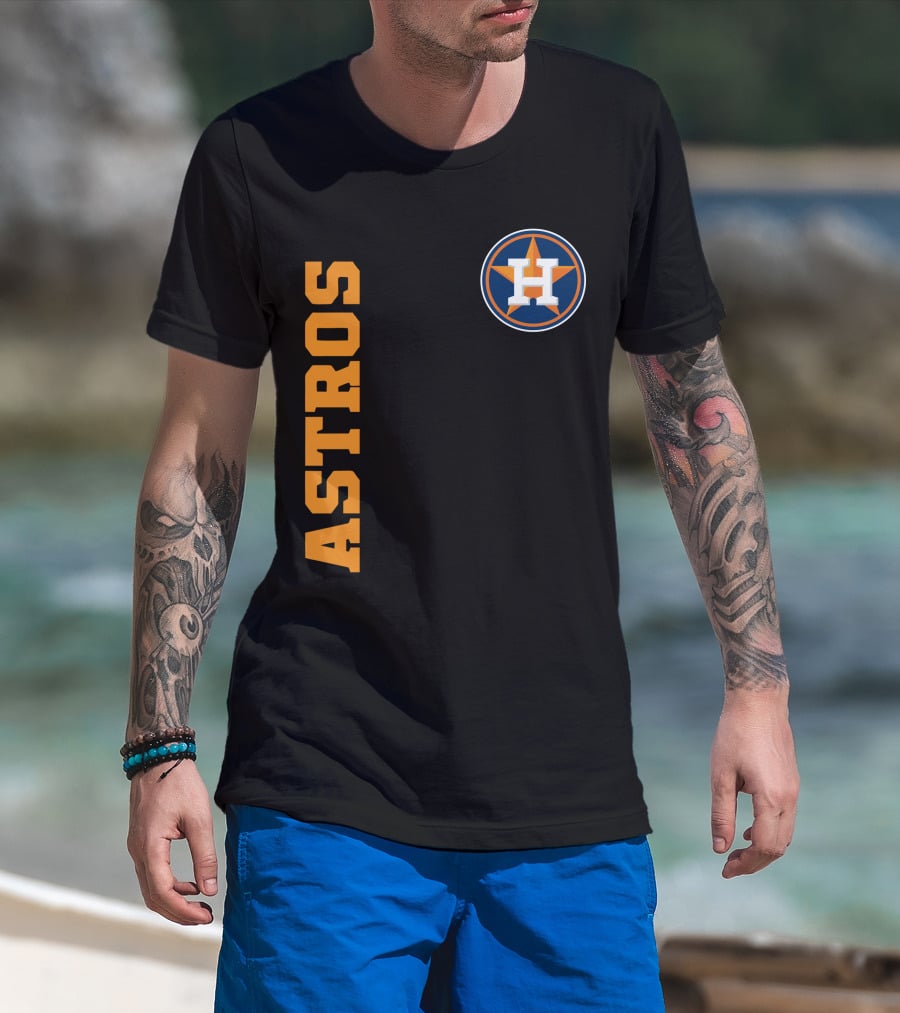 Astros Houston Logo Vertical T-Shirt