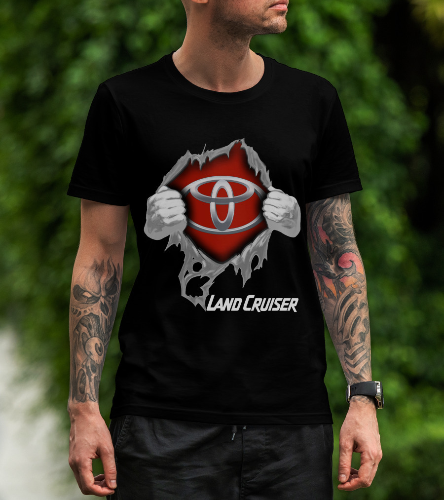Land Cruiser Toyota Emblem Ripped T-Shirt