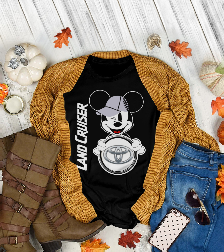Land Cruiser Toyota Mickey Mouse Collaboration T-Shirt