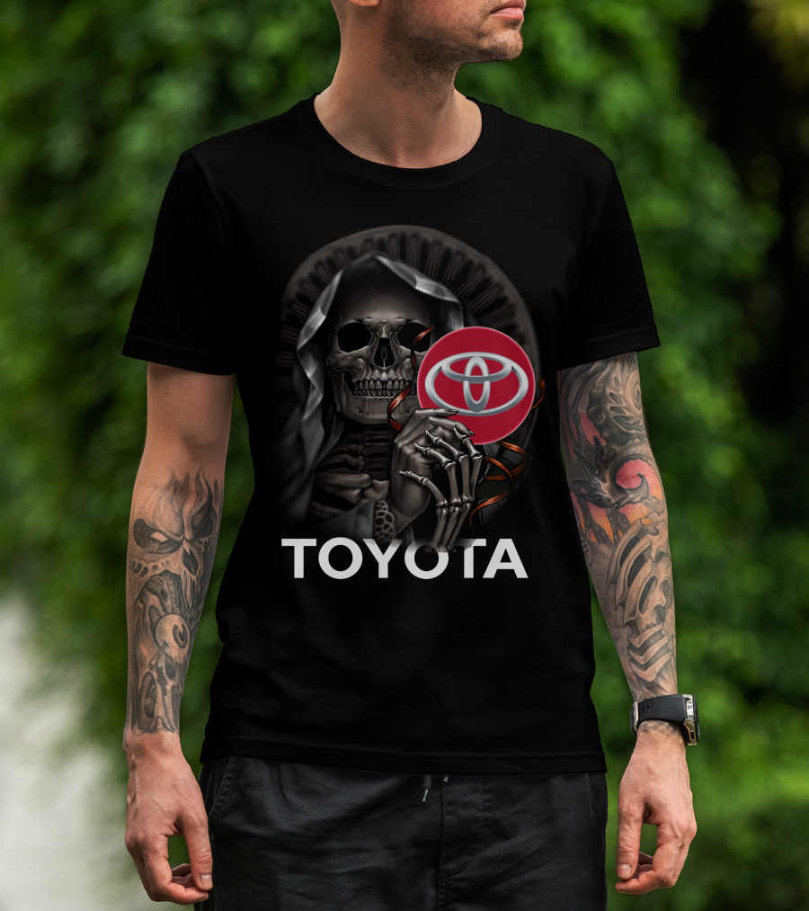 Toyota Grim Reaper Skeleton Holding T-Shirt