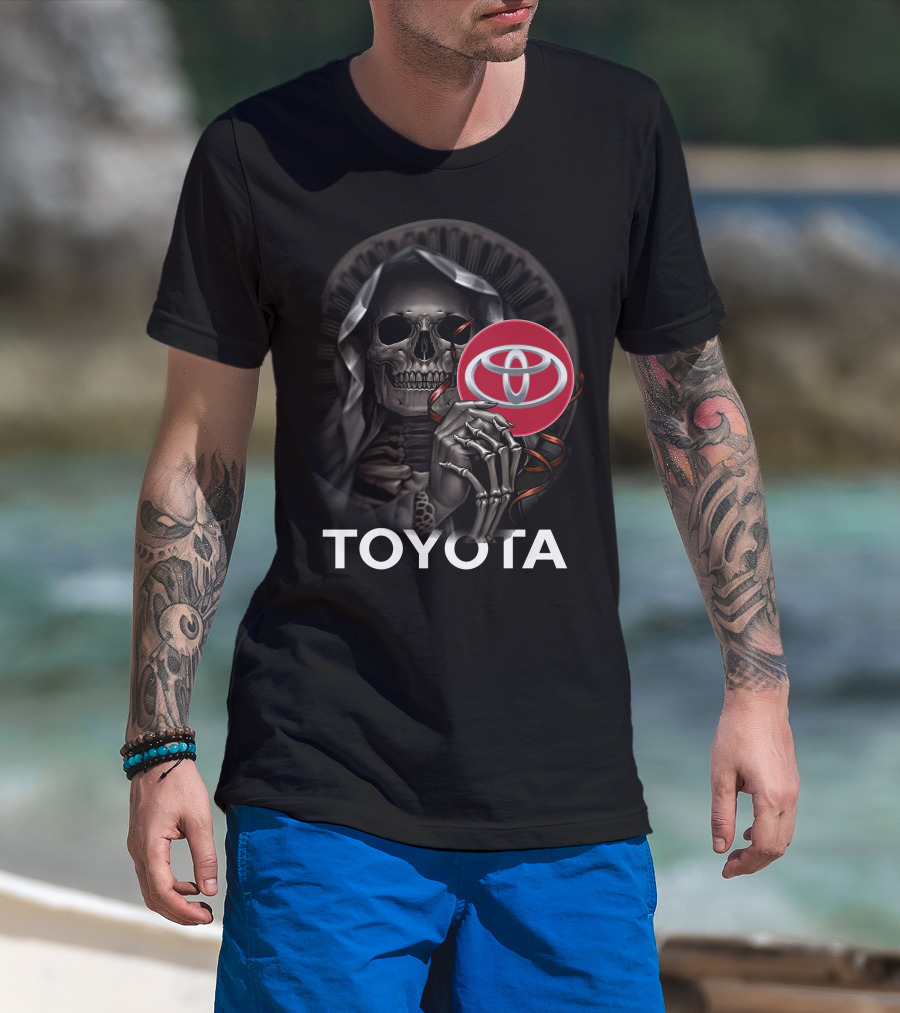 Toyota Grim Reaper Skeleton Holding T-Shirt