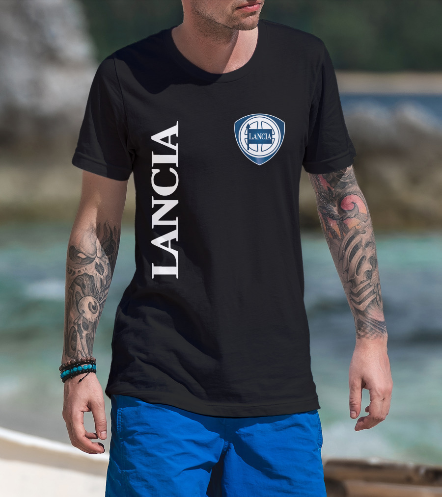 Lancia Shield Logo Vertical T-Shirt