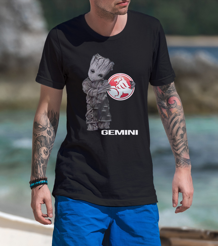Gemini Holden Groot Character With Lion T-Shirt
