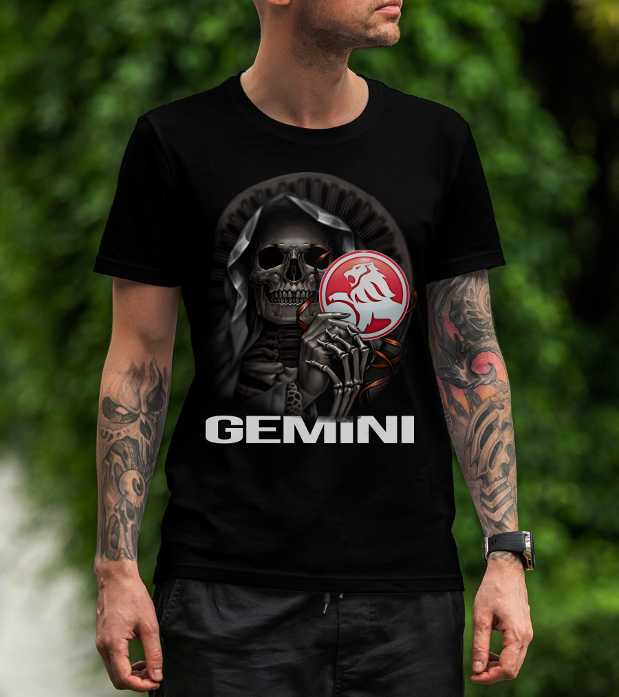 Gemini 18 Grim Reaper Holding Holden T-Shirt