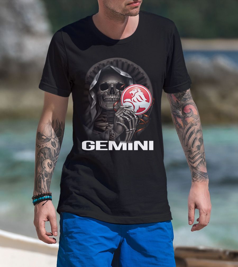 Gemini 18 Grim Reaper Holding Holden T-Shirt