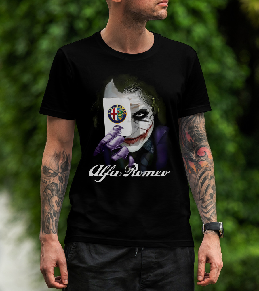 Alfa Romeo Joker Playing Card T-Shirt