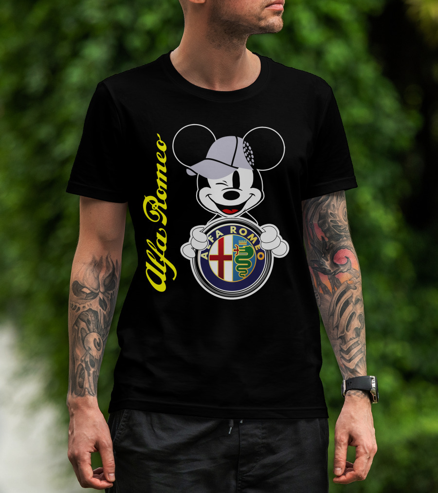 Alfa Romeo Mickey Mouse T-Shirt