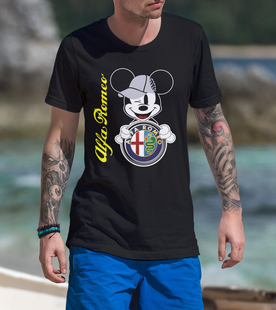 Alfa Romeo Mickey Mouse T-Shirt