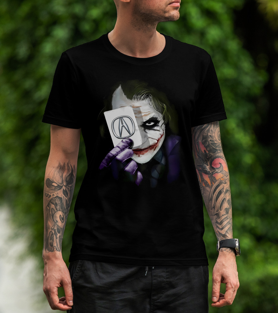 Acura Joker Playing Card T-Shirt