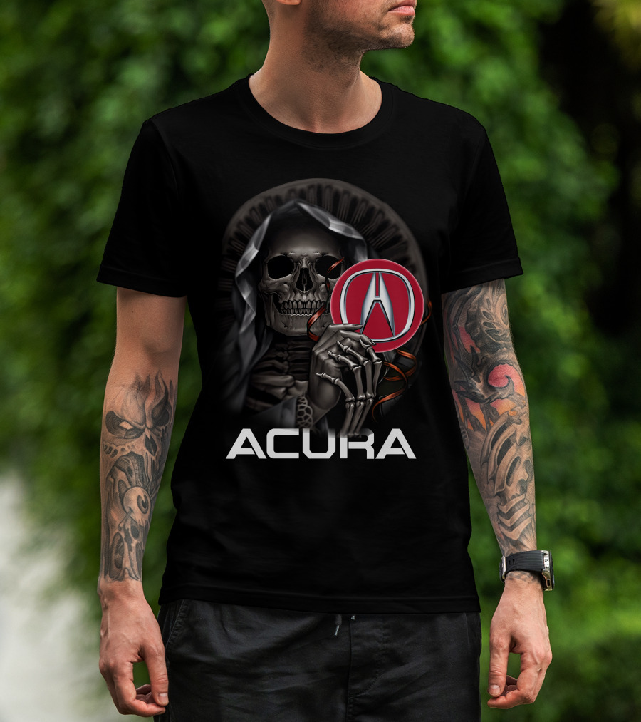 Acura Grim Reaper Skull Emblem T-Shirt