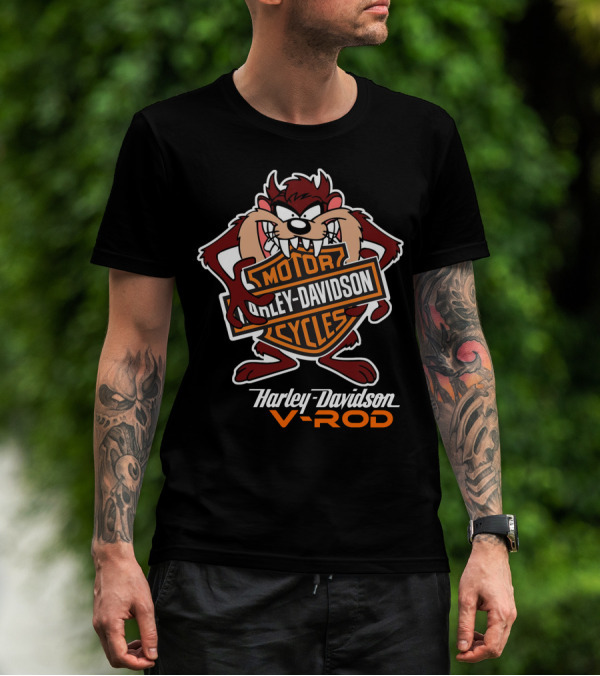 Harley Davidson V-Rod Taz Holding T-Shirt