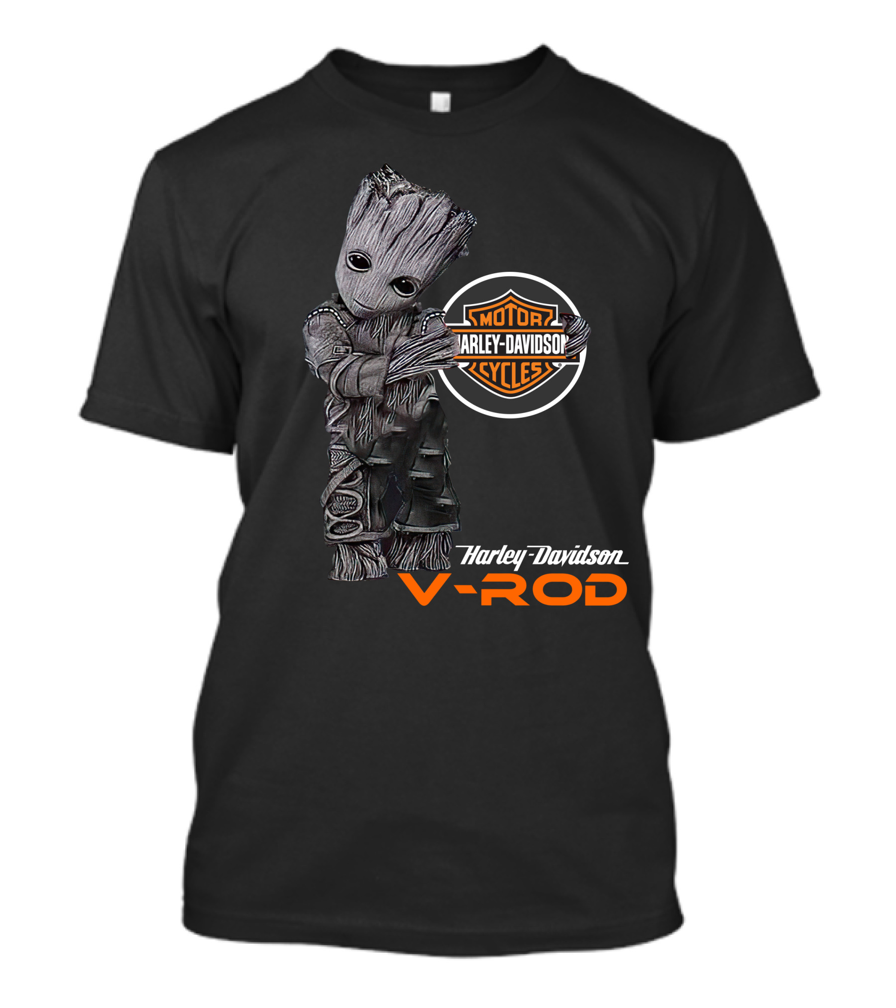 Harley Davidson V-Rod Groot Guardians Motorcycles T-Shirt