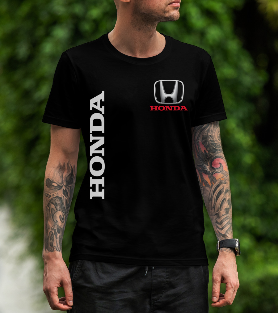 Honda Vertical Logo Emblem T-Shirt