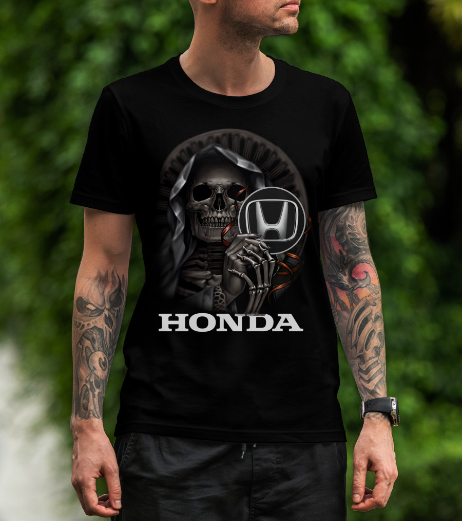 Honda Skull Reaper Holding T-Shirt