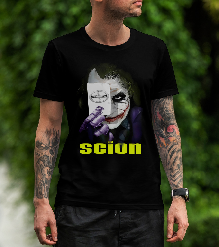 Scion Joker Card With Iconic Clown Face T-Shirt