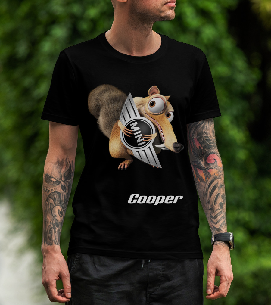 Mini Cooper Scrat Crossover 16 Ice Age Squirrel T-Shirt