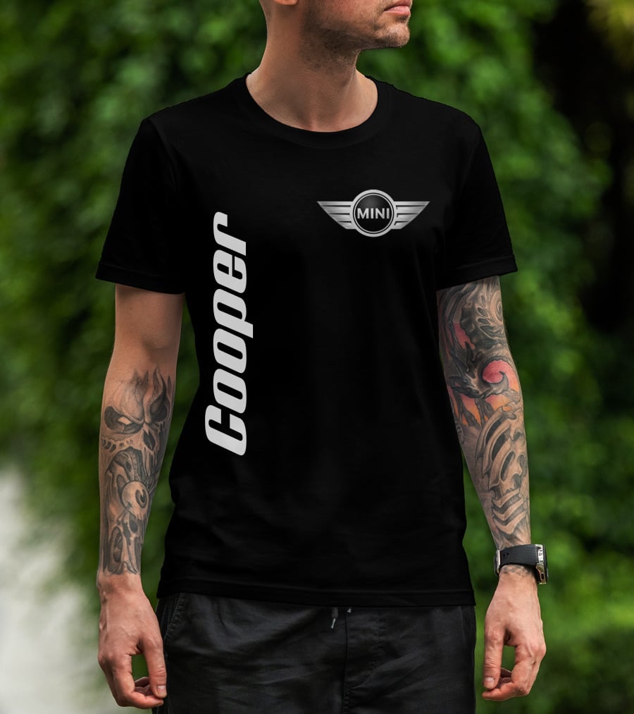 Mini Cooper Logo Vertical T-Shirt