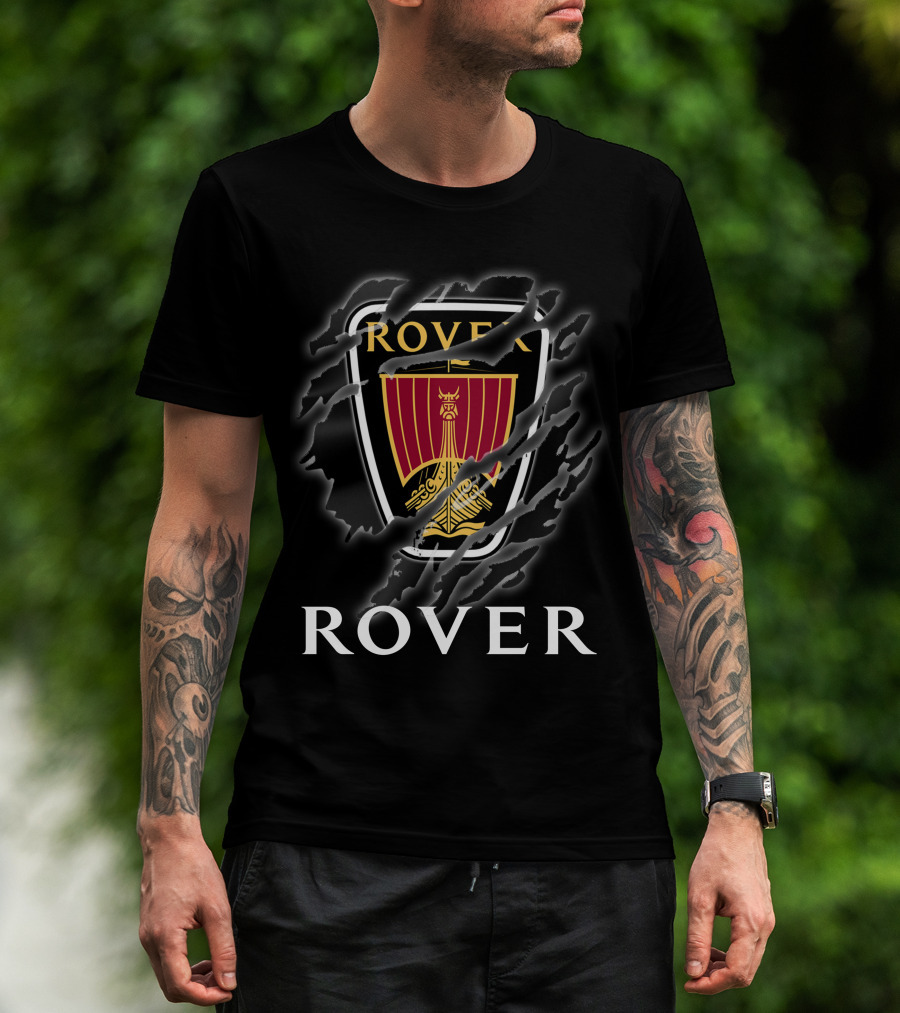 Rover Shield Emblem Claw Marks Rover12 T-Shirt
