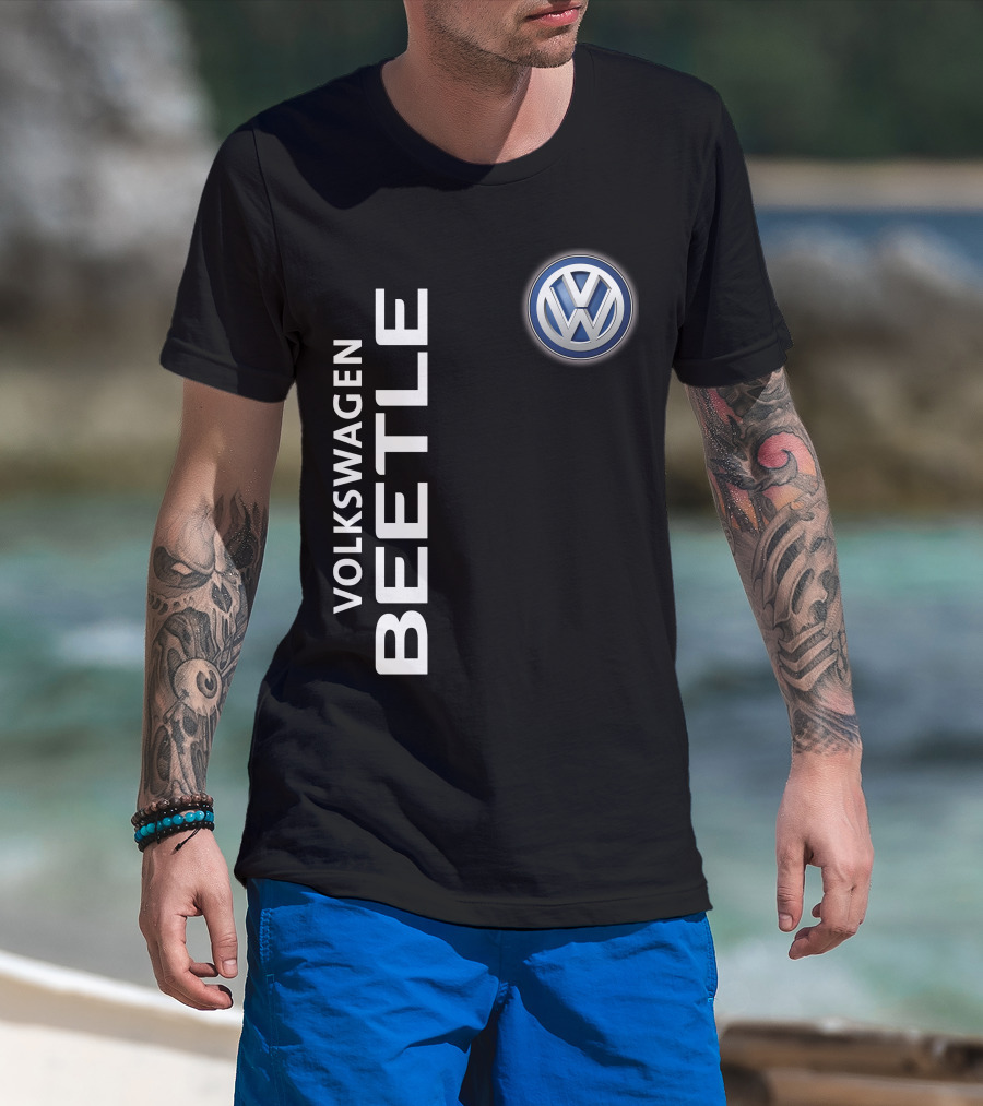 Volkswagen Beetle Vw Logo Classic Car T-Shirt