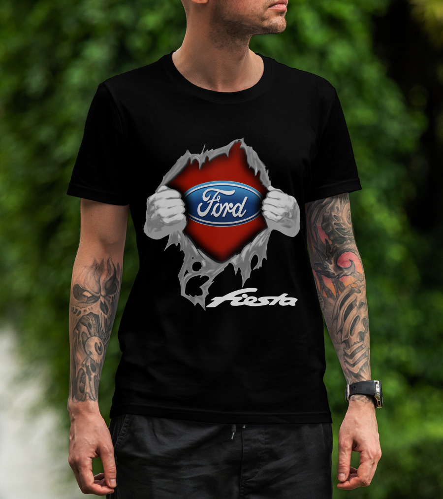 Ford Fiesta Logo Tear Reveal T-Shirt