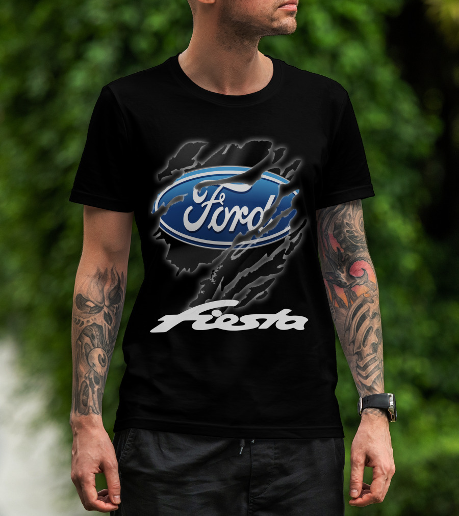 Ford Fiesta Logo With Scratch Effect T-Shirt