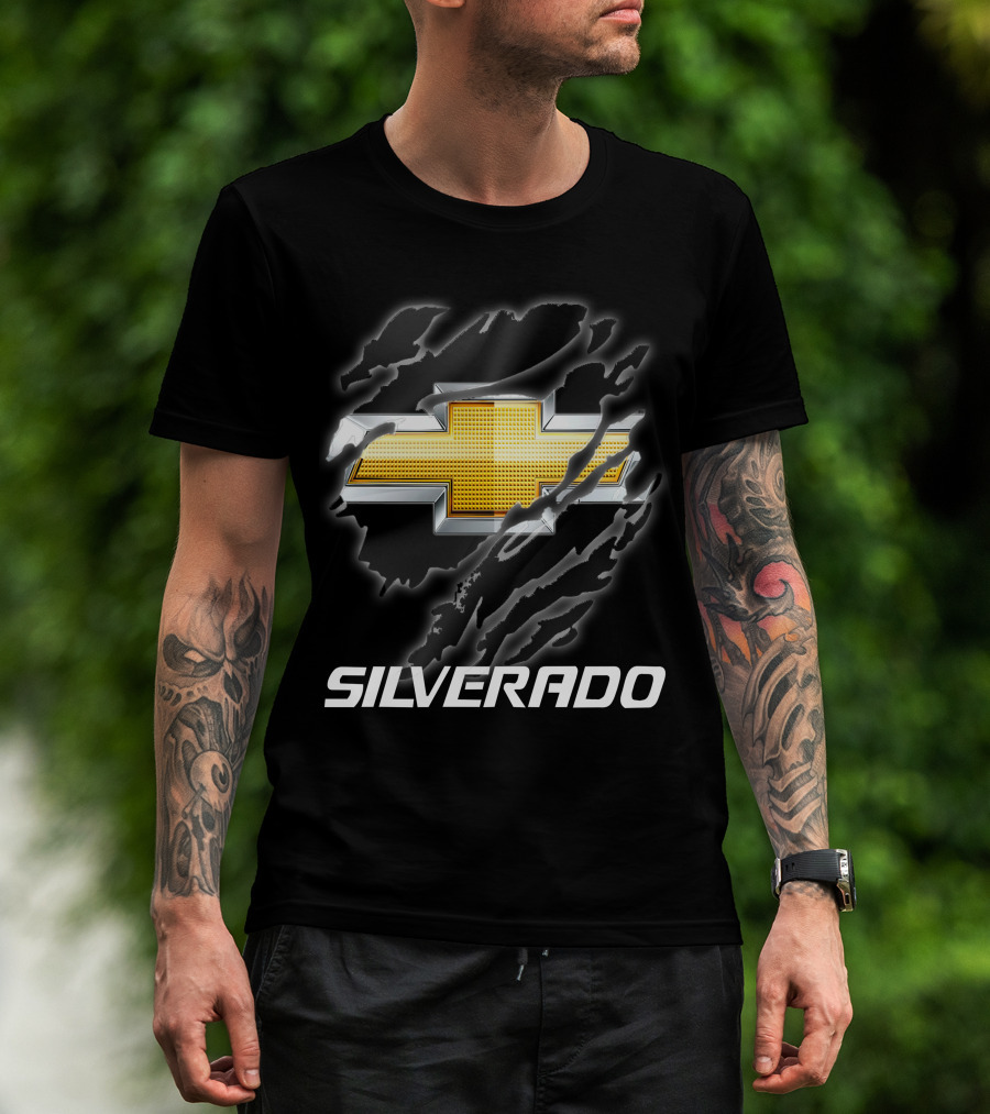 Silverado Chevrolet Logo Claw Mark T-Shirt