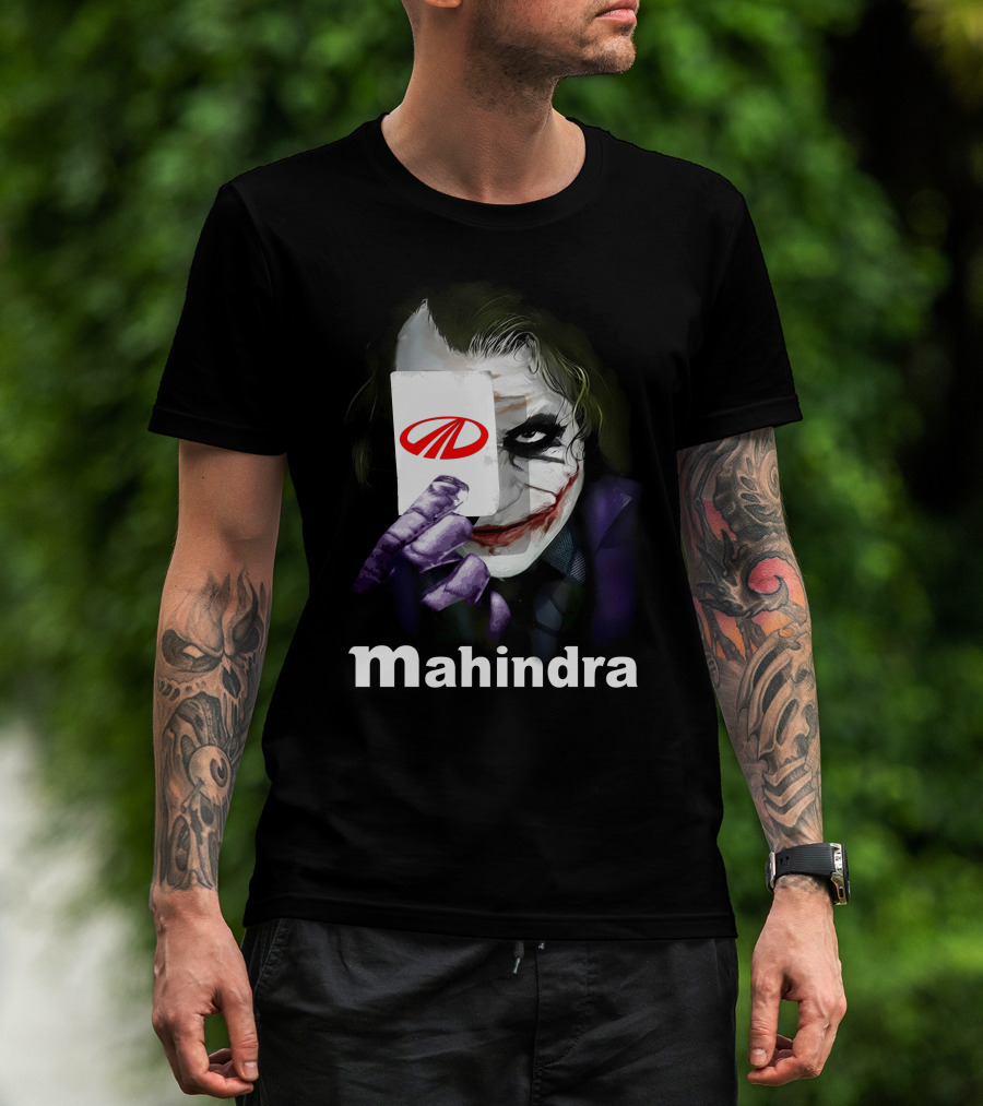 Mahindra Joker Card Iconic Face T-Shirt