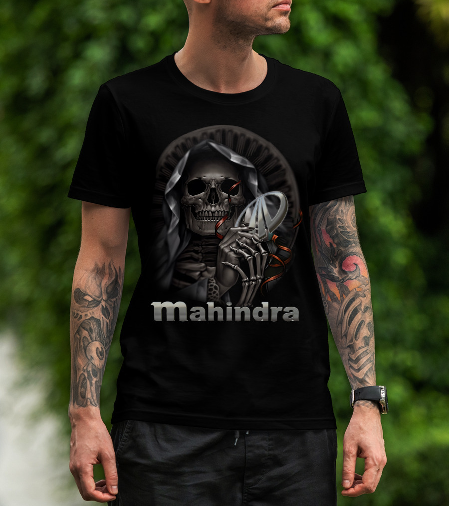 Mahindra Grim Reaper Holding T-Shirt