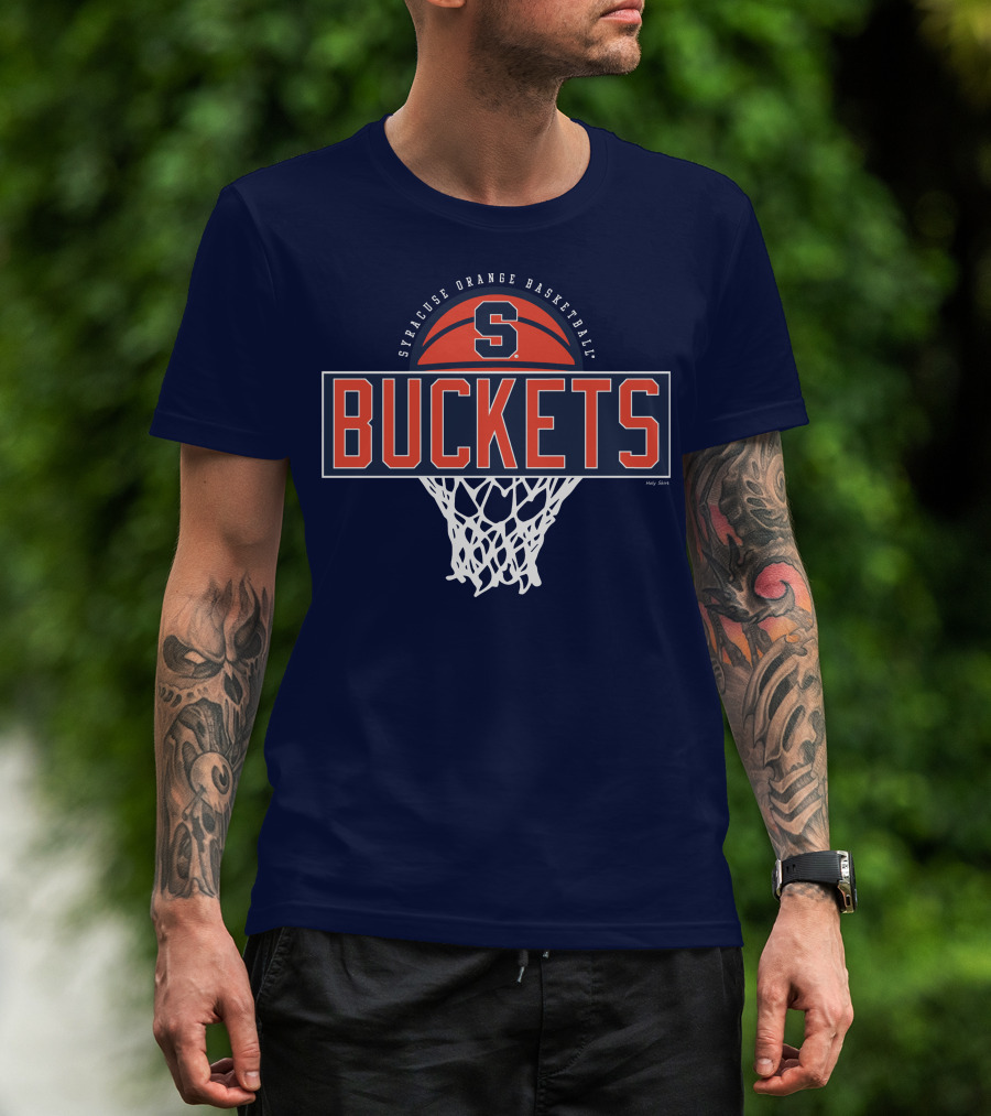 Syracuse Orange Basketball Buckets T-Shirt