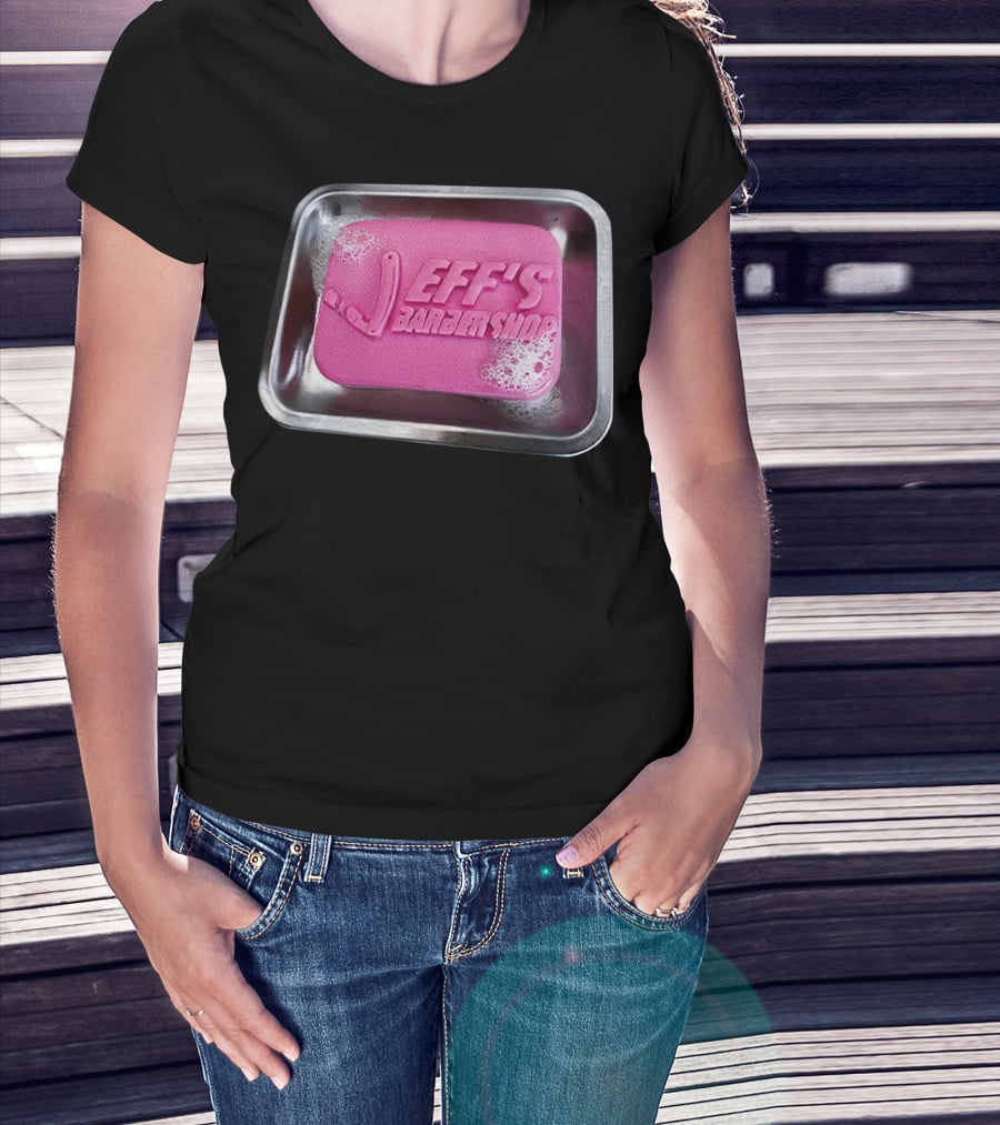 Jeff's Barbershop Soap In Tray T-Shirt