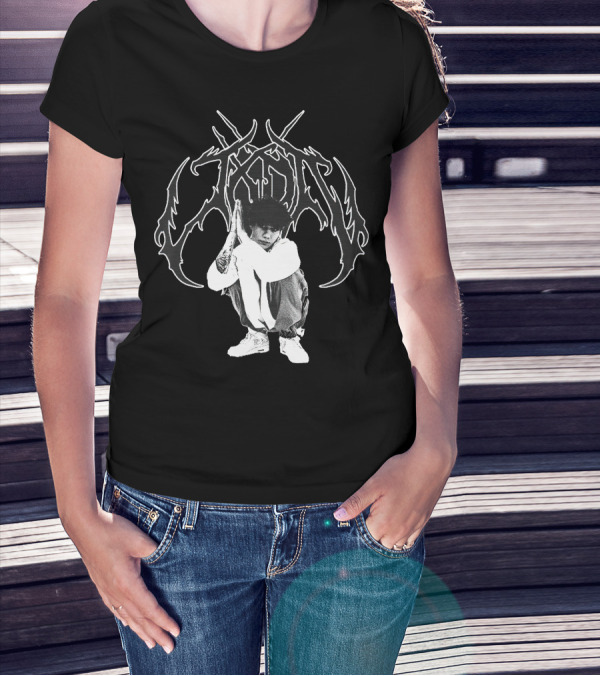Jxdn Crouching Figure With Intricate T-Shirt