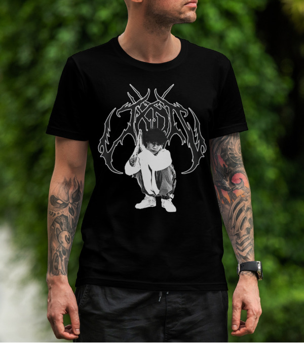 Jxdn Crouching Figure With Intricate T-Shirt