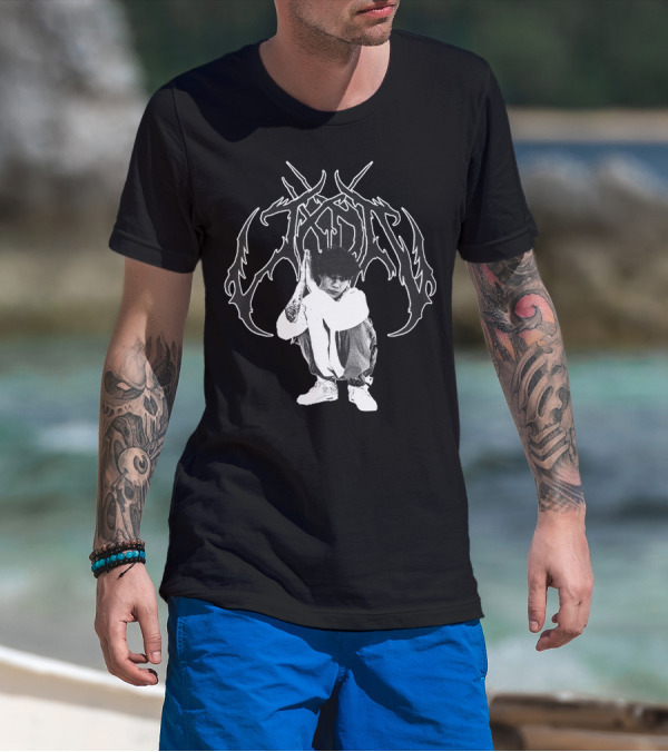Jxdn Crouching Figure With Intricate T-Shirt