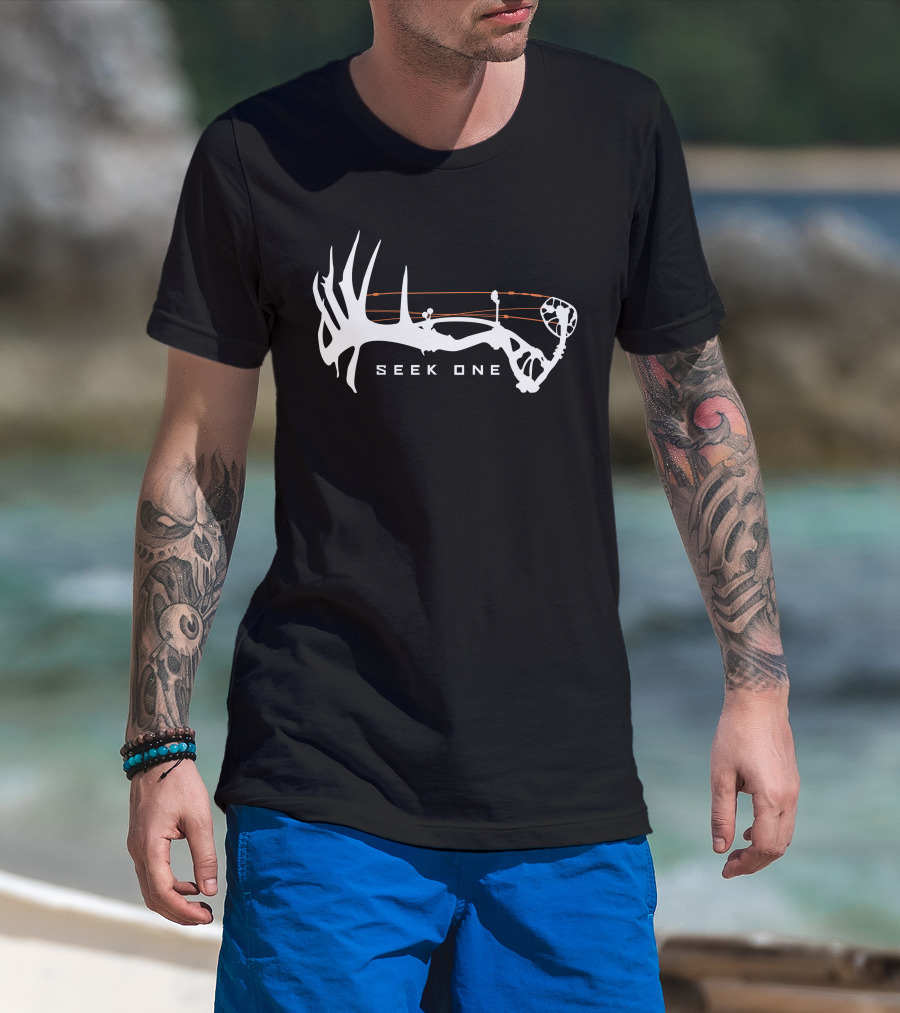 Seek One Antler Bow Hunter T-Shirt