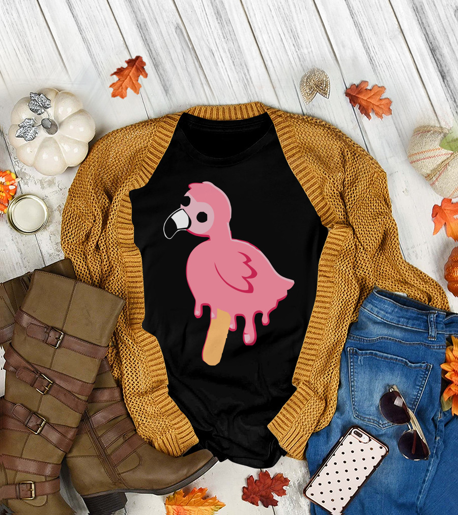 Flimflam Flamingo Popsicle Merch T-Shirt