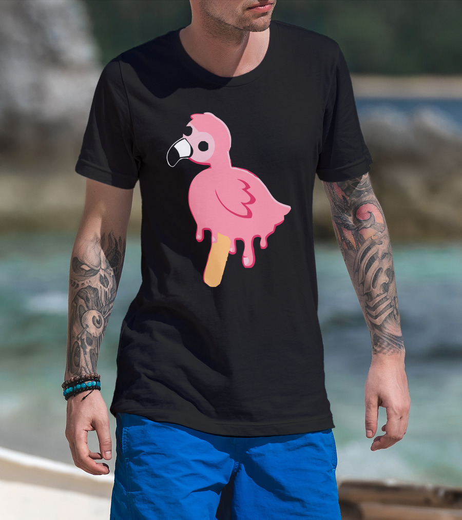 Flimflam Flamingo Popsicle Merch T-Shirt