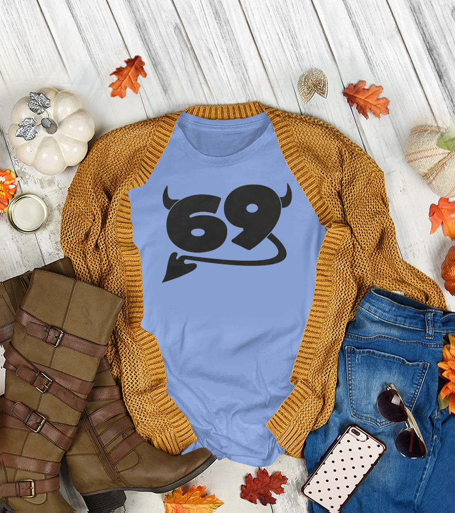 69 Devil Tail Horns King Princess Merch T-Shirt