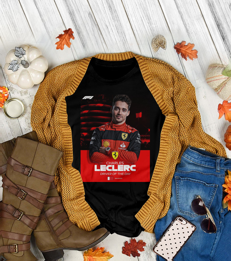 F1 Charles Leclerc Driver of the Day Bahrain T-Shirt