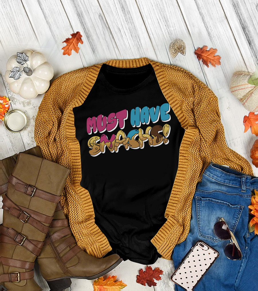 Morejstu Merch Must Have Snacks T-Shirt