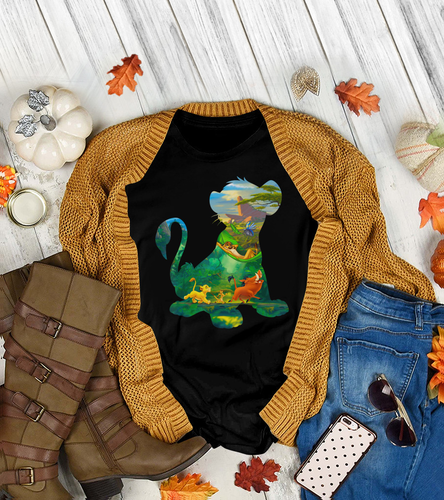 Disney Lion King Simba Pumbaa Timon Adventure T-Shirt