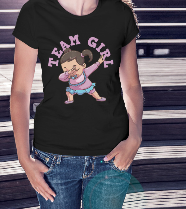Team Girl Dab Baby Reveal T-Shirt