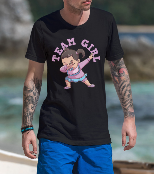 Team Girl Dab Baby Reveal T-Shirt