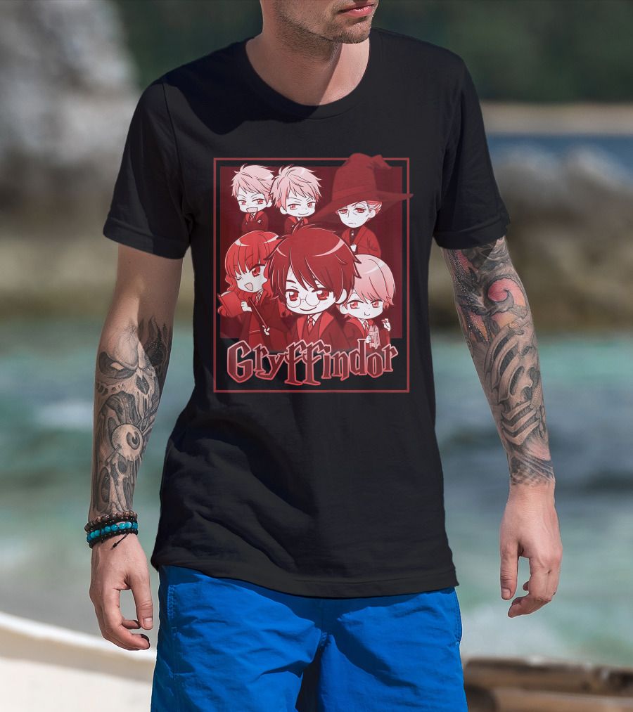 Gryffindor Only Today Anime Characters T-Shirt