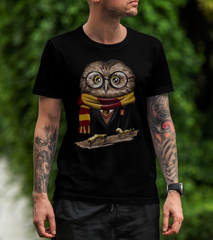 Exclusive Owl Wizard Inspired By Only Today Magic School House Colors T-Shirt
