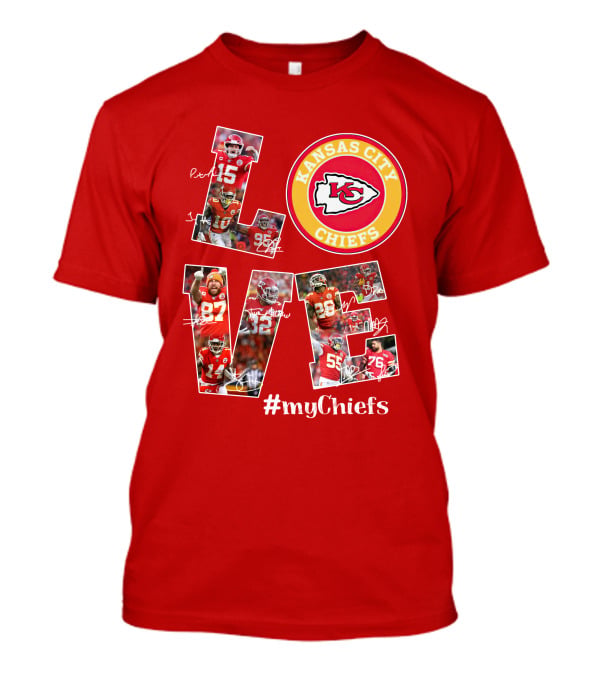Kansas City Chiefs Love #Mychiefs T-Shirt
